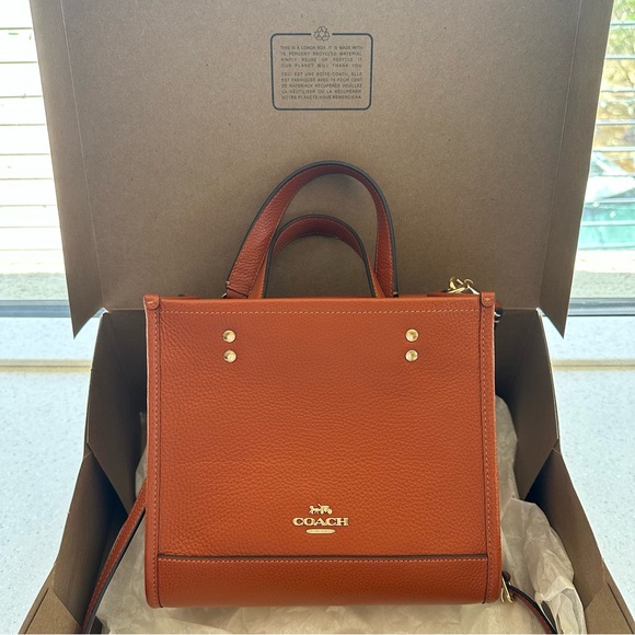 NWT Coach Dempsey Tote Bag 22 in Sunset - Picture 6 of 8